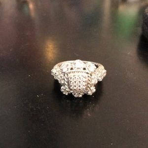 Sterling silver Judith Ripka ring